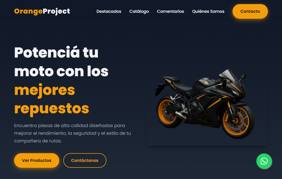 Plantilla Orange Project