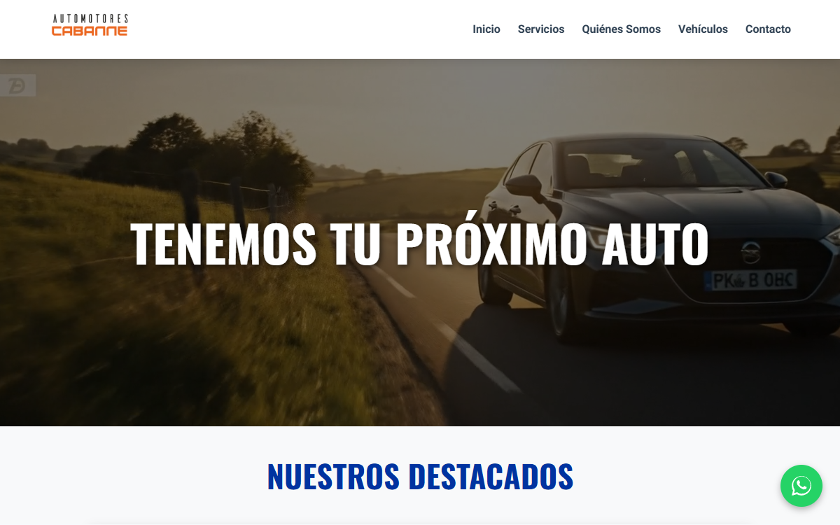 Automotores Cabanne – concesionario de autos usados